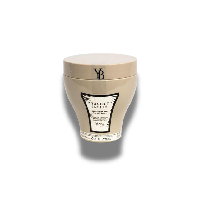 Brunette Inside™ Mask maschera per capelli castani nutriente e illuminante con acido ialuronico e burro di karité