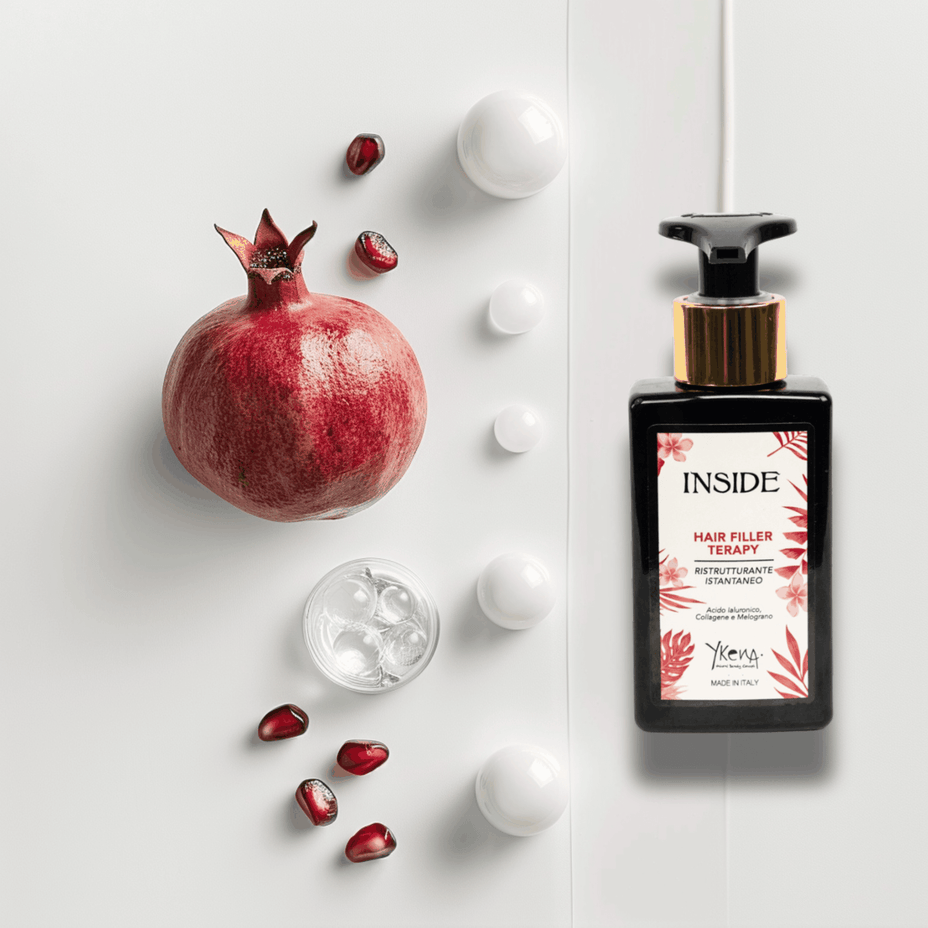 Flacone di Filler Therapy Siero per capelli con collagene e acido ialuronico per riparazione e lucentezza